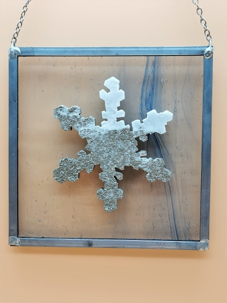 Große Goldmarmor Schneeflocke